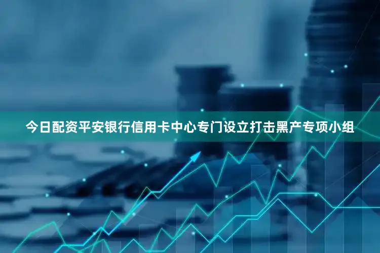 今日配资平安银行信用卡中心专门设立打击黑产专项小组